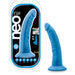 Neo Elite 7.5 Inch Dual Density Silicone Dildo - Neon Blue