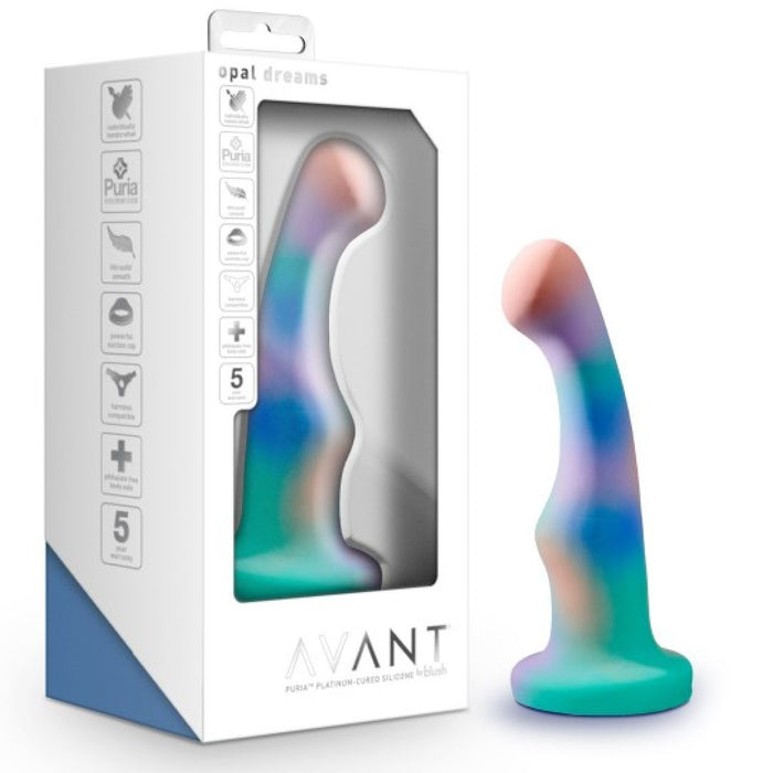 Opal Dreams Blue Ombre 6 Inch G Spot Dildo