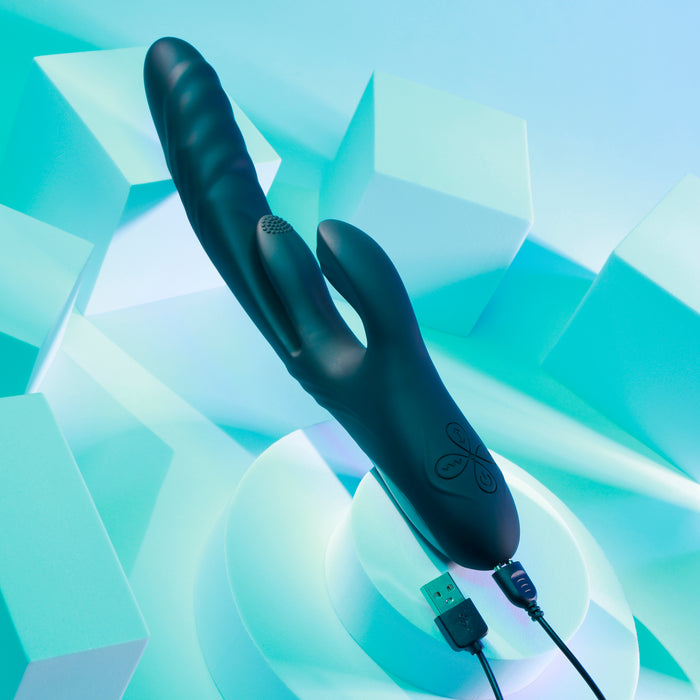 Playboy Rapid Rabbit Thrusting Vibrator with Flapping Shaft