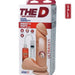 The D - Perfect D - Squirting 7 Inch With Balls - Vanilla in box angled to left