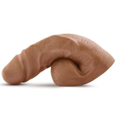 Performance Packer 5 Inch Packing Dildo by Blush - Mocha side view