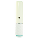 The Pillow Talk Feisty Thrusting Vibrator with Case by BMS Enterprises is a sleek, cylindrical device featuring a glossy white upper section and a textured, diamond-patterned lower section. The lower section is accented with a mint green trim at the base and includes a small circular sensor or button at its center. This USB rechargeable gadget seamlessly combines modern aesthetics with functional design.