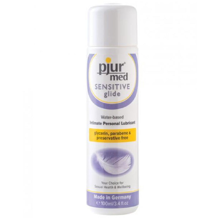 Pjur Med Sensitive Glide Water Based Lubricant 3.4 oz