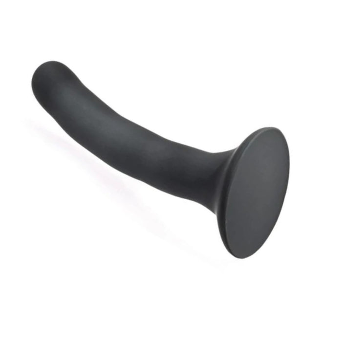 Please Slim Anal Silicone 5 Inch Dildo - Black