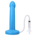 Pop 7 Inch Silicone Squirting Dildo - Blue