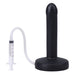 Pop Slim 6 Inch Silicone Squirting Dildo - Black