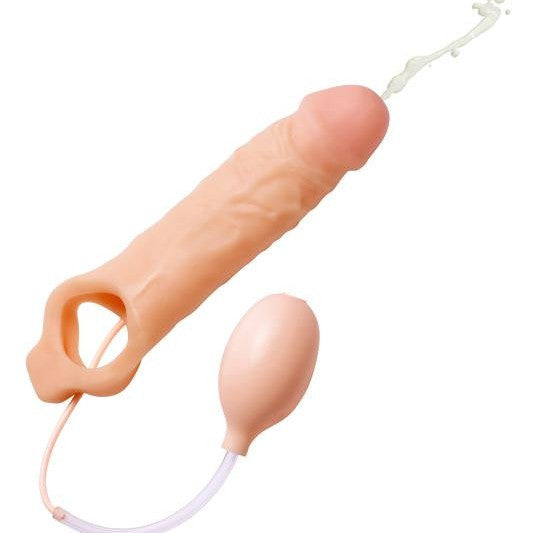 Realistic Ejaculating 9.5 inch Cock Sheath