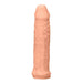 Realrock 6 Inch Penis Extender Sleeve - Vanilla