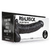 Realrock 7 Inch Hollow Dildo with Balls & Strap-on Harness - Black