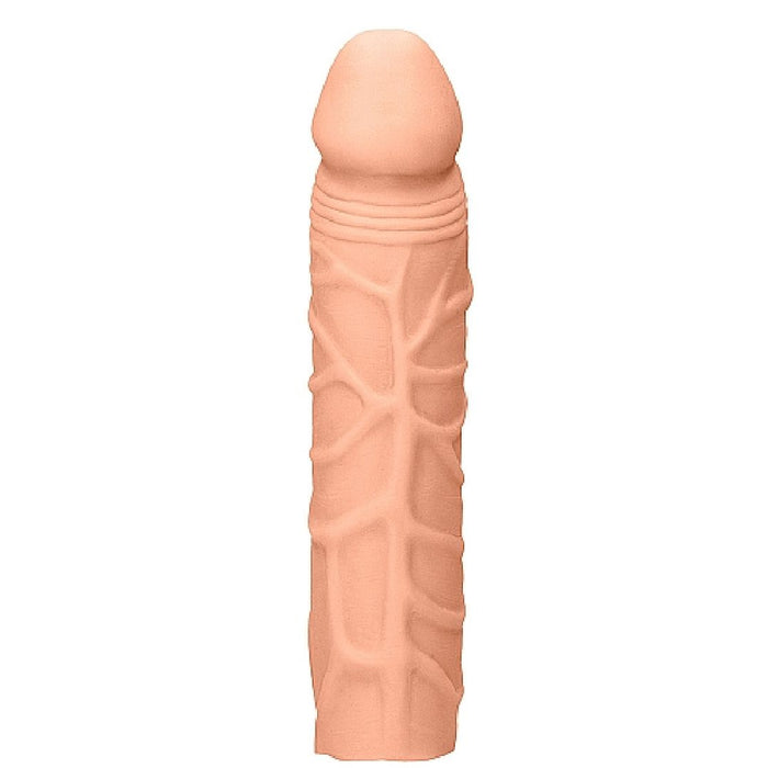 Realrock 7 Inch Penis Extender Sleeve - Vanilla