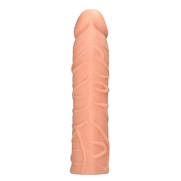 Realrock 7 Inch Penis Extender Sleeve - Vanilla