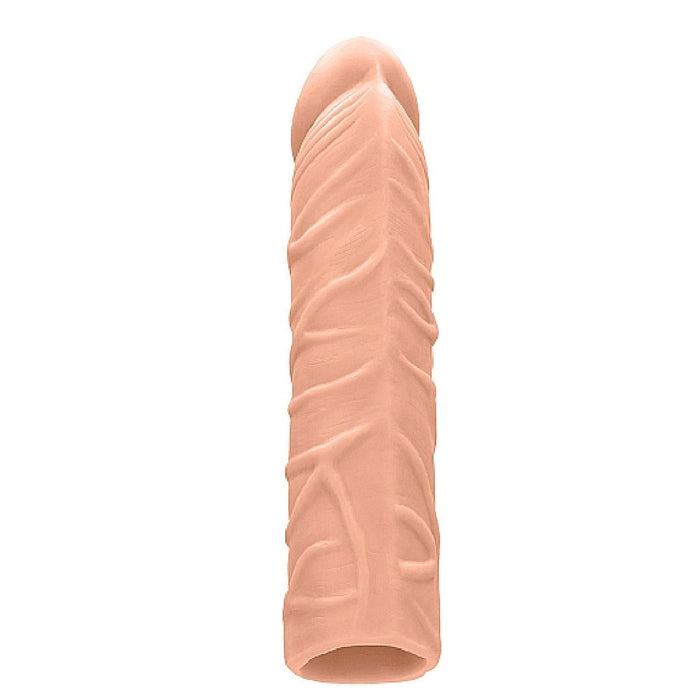 Realrock 7 Inch Penis Extender Sleeve - Vanilla