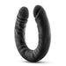 Ruse 18 inch Silicone Double Dildo - Black