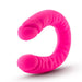 Ruse 18 inch Silicone Slim Double Dildo - Hot Pink