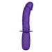 Silicone Grip Thruster 7.5 Inch G-Spot Dildo - Purple