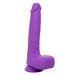 Introducing the Silicone Stud Rumbling & Thrusting 9.5 Inch Pink Dildo by CalExotics, a lifelike pleasure tool crafted from silky silicone. This dildo features a textured surface and a sturdy suction cup base, allowing for hands-free use and versatile positioning. The upright design highlights its detailed craftsmanship for an authentic appearance and maximum satisfaction.