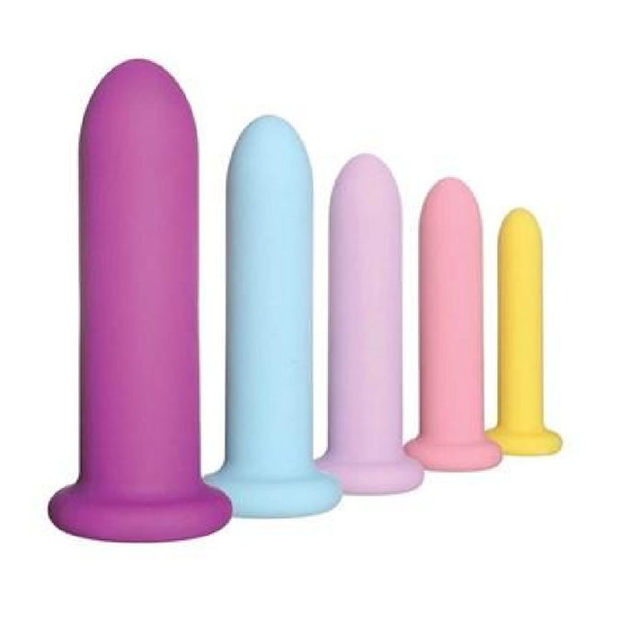 Sinclair Select Silicone Vaginal Dilator Set 5 sizes and colors 