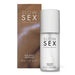 A small white bottle labeled "Slow Sex Full Body Massage Gel" beckons you from in front of a brown box adorned with the same text and a subtle, abstract design. The 50 ml (1.69 fl. oz) bottle by Bijoux Indiscrets promises an erotic massage experience, enveloping your senses with a delightful coconut scent.