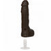 Squirting Realistic Cock Large Ejaculating Suction Cup Dildo - Dark Brown