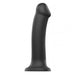 Strap-On-Me Semi-Realistic 8 Inch Silicone Dildo - Black