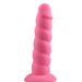 Suga Daddy 7 Inch Swirled Pink Silicone Dildo