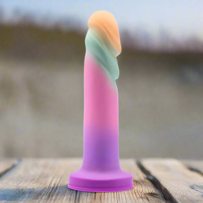 Sunrise Gaze Silicone Suction Cup 7.5 Inch Dildo