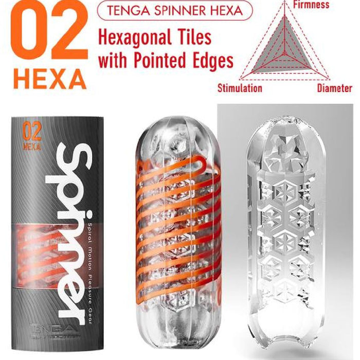 Tenga Spinner Penis Masturbation Cup 02 Hexa