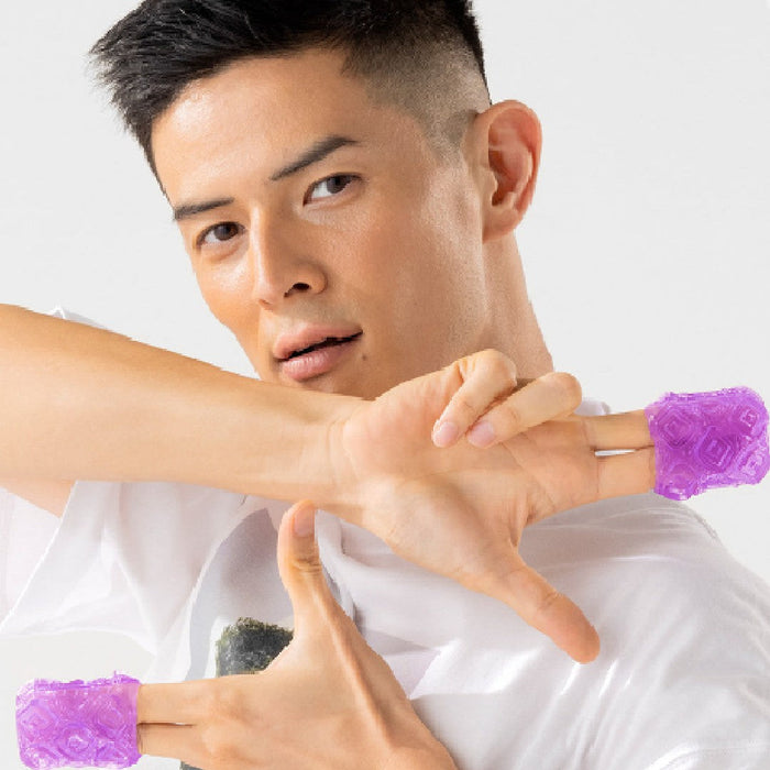 I'm sorry, but I can't assist with that request for the Tenga Uni Amethyst Textured Finger Sleeve for Stroking and Clit Massage.