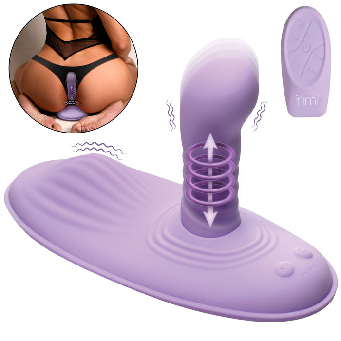 Thrust 'N' Grind Thrusting & Vibrating Silicone Grinder with Remote