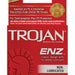 Packaging of Paradise Marketing's Trojan Enz Non-Lubricated Condoms - Box of 3, a product marketed for contraception and STD protection.