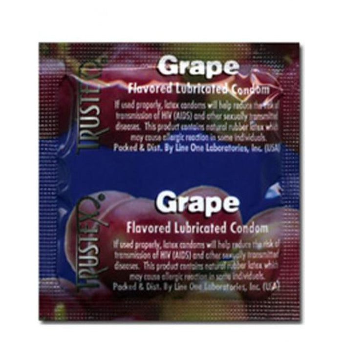 Trustex Flavored Condoms Grape 3 Pack