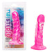 Twisted Love Ribbed 5.5 Inch Beginner Silicone Dildo - Pink