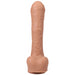 Uncut Thruster Mini Vibrating Fuck Machine Silicone Dildo - Caramel