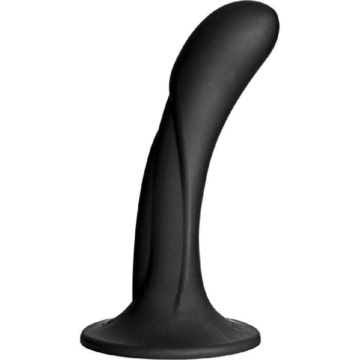 Vac-U-Lock Black Silicone G-Spot Dildo