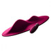 The VibePad Ride On Hands-Free Humping Vibrator by Orion is a magenta-colored silicone saddle-shaped vibrator with contoured ridges and an attached elongated handle featuring two buttons, designed for hands-free external stimulation.