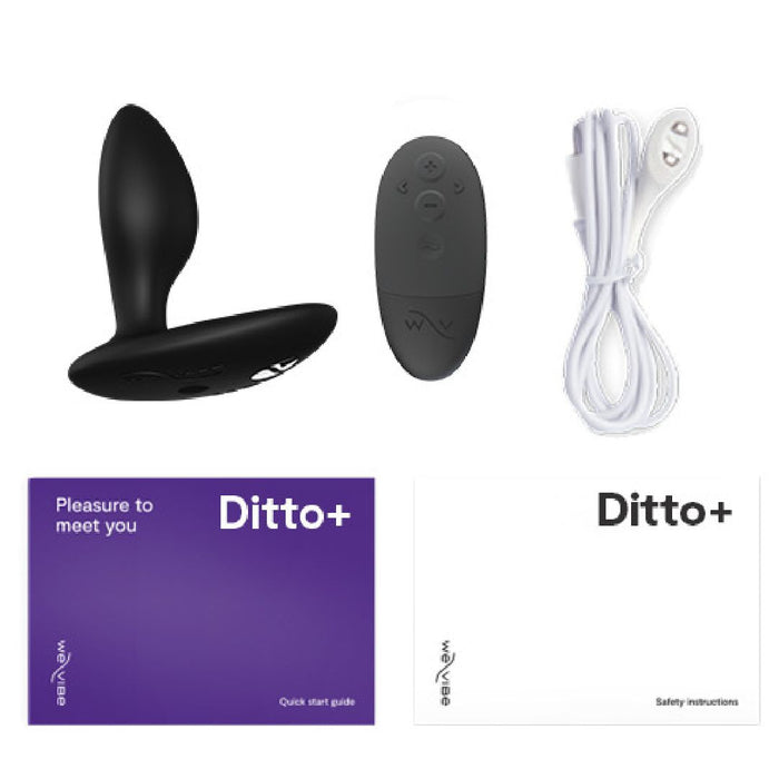 We-Vibe Ditto+ Vibrating App Controlled Anal Plug - Black