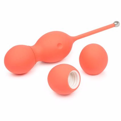 We-Vibe Kegel Exerciser We-vibe Bloom App Controlled Vibrating Kegel Balls - Coral