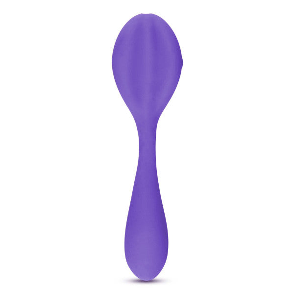 A purple Blush Wellness Duo Hands Free Wearable and Couples Vibrator featuring a modern, seamless design and a versatile aesthetic that's perfect for any intimate setting.