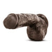 X5 Hard On 8.75 Inch Dildo - Chocolate