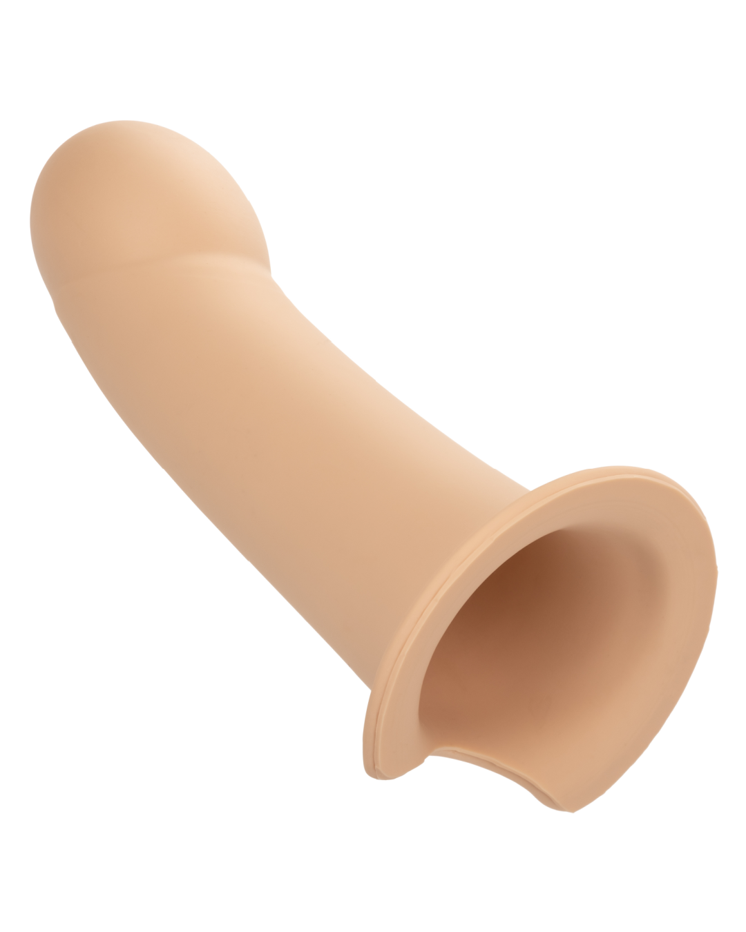 Maxx Smooth Hollow Dildo Silicone Strap-on Penis Extension (Light)
